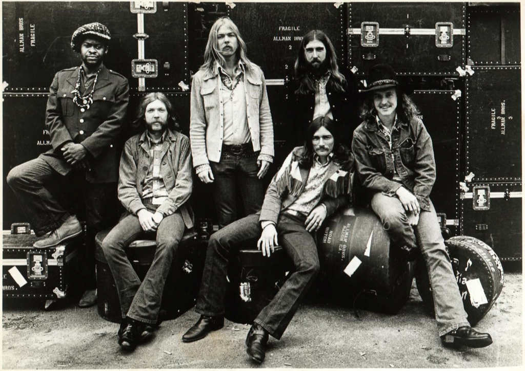 The Allman Brothers Band in 1969