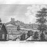 Kastil Conisbrough pada tahun 1785.